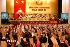 Đại hội đại biểu toàn quốc Đảng Cộng sản Việt Nam lần thứ X. (Ảnh: TTXVN)