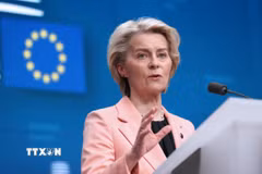 Chủ tịch Ủy ban châu Âu (EC) Ursula von der Leyen. (Ảnh: THX/TTXVN)