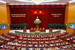 Tổng Bí thư Tô Lâm phát biểu bế mạc Hội nghị lần thứ 15 Ban Chấp hành Trung ương khóa XIII. (Ảnh: Doãn Tấn/TTXVN)