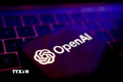 Biểu tượng của Hãng OpenAI. (Ảnh: REUTERS/TTXVN)