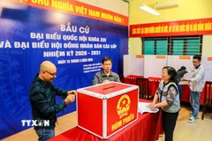 Các bước chuẩn bị cuối cùng đang dần được hoàn thành. (Ảnh: Khánh Hòa/TTXVN)