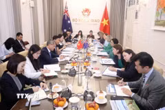 Đối thoại Quan chức cấp cao Việt Nam-Australia lần thứ hai. (Ảnh: TTXVN phát)