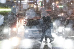 Khu vực đô thị Seoul, tỉnh Gangwon và tỉnh Nam Chungcheong có lượng tuyết rơi lên tới 5cm. (Nguồn: The Korea Times)