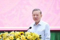 Tổng Bí thư Tô Lâm phát biểu chỉ đạo. (Ảnh: Thống Nhất/TTXVN)