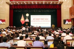 Quang cảnh phiên bế mạc Kỳ họp. (Ảnh: Xuân Khu/TTXVN)