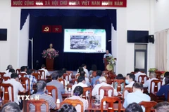 Lớp tập huấn cán bộ Mặt trận Thành phố Hồ Chí Minh về an toàn thực phẩm. (Ảnh: Xuân Khu/TTXVN)