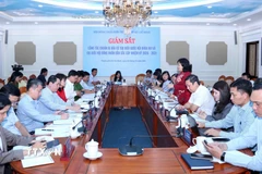 Quang cảnh buổi giám sát. (Ảnh: Xuân Khu/TTXVN)