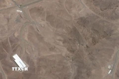 Hình ảnh vệ tinh về cơ sở hạt nhân Fordow ở Qom, Iran, ngày 22/6. (Ảnh: BERNAMA/TTXVN)