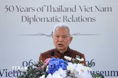 Chủ tịch Quốc hội kiêm Chủ tịch Hạ viện Thái Lan Sophon Zaram. (Ảnh: Tuấn Anh/TTXVN)