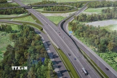 Phối cảnh dự án cao tốc Thành phố Hồ Chí Minh-Thủ Dầu Một-Chơn Thành. (Ảnh: TTXVN phát)