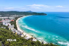 Bãi Khem Phú Quốc (Kiên Giang). (Ảnh: TTXVN phát)