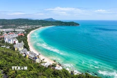 Bãi Khem Phú Quốc (Kiên Giang). (Ảnh: TTXVN phát)