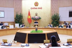 Phiên họp Chính phủ thường kỳ tháng 1/2025. (Ảnh: Dương Giang/TTXVN)