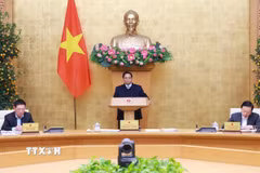 Phiên họp Chính phủ thường kỳ tháng 1/2025. (Ảnh: Dương Giang/TTXVN)