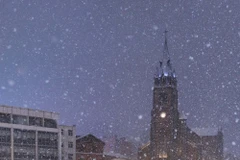 Sáng 26/12, nhiệt độ tại thủ đô Seoul giảm xuống khoảng âm 12 độ C. (Ảnh: THX/TTXVN)