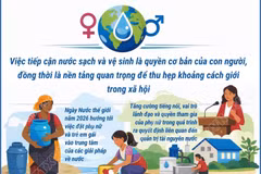 Ngày Nước thế giới 2026 có chủ đề "Nước và Bình đẳng giới"