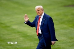 Tổng thống Mỹ Donald Trump tại Nhà Trắng, Washington, D.C. (Ảnh: THX/TTXVN)