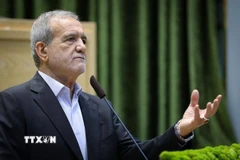 Tổng thống Iran Masoud Pezeshkian. (Ảnh: IRNA/TTXVN)