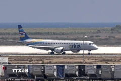 Máy bay của hãng hàng không Arkia của Israel. (Ảnh: AFP/TTXVN)