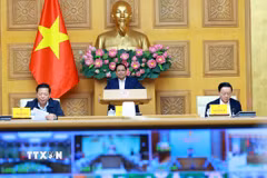 Thủ tướng Phạm Minh Chính chủ trì Phiên họp thứ 4 của Ban Chỉ đạo Trung ương về chính sách nhà ở và thị trường bất động sản. (Ảnh: Dương Giang/TTXVN)