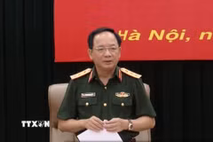 Thượng tướng Trịnh Văn Quyết. (Ảnh: Hồng Pha/TTXVN phát)