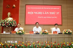 Quang cảnh hội nghị. (Ảnh: Đinh Văn Nhiều/TTXVN)