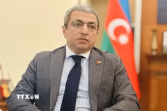 Đại sứ Azerbaijan tại Việt Nam Shovgi Kamal Oglu Mehdizade. (Ảnh: Việt Đức/TTXVN)