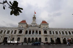 Trụ sở Ủy ban Nhân dân Thành phố Hồ Chí Minh. (Ảnh: Thu Hương/TTXVN)