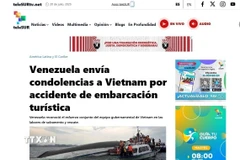 Nội dung chia buồn được đăng tải trên cổng thông tin điện tử của teleSURE - một trong những kênh truyền hình lớn nhất tại Venezuela và khu vực Mỹ Latinh.