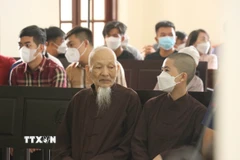 Bị cáo Lê Tùng Vân tại phiên tòa hồi tháng 7/2022. (Ảnh: Bùi Giang/TTXVN)