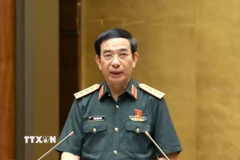 Đại tướng Phan Văn Giang, Bộ trưởng Bộ Quốc phòng. (Ảnh: Phương Hoa/TTXVN)