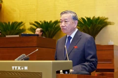 Tổng Bí thư Tô Lâm phát biểu. (Ảnh: Doãn Tấn/TTXVN)