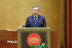 Tổng Bí thư Tô Lâm phát biểu. (Ảnh: Doãn Tấn/TTXVN)