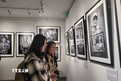 Khách tham quan triển lãm. (Ảnh: Phương Thanh/TTXVN)