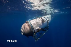 Tàu lặn Titan thuộc sở hữu của công ty tư nhân Ocean Gate. (Ảnh: AFP/TTXVN)