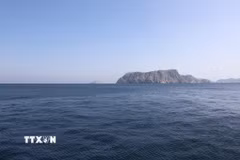 Quang cảnh eo biển Hormuz. (Ảnh: THX/TTXVN)