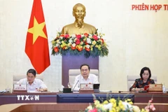 Chủ tịch Quốc hội Trần Thanh Mẫn phát biểu. (Ảnh: Doãn Tấn/TTXVN)