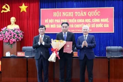 Ông Nguyễn Lộc Hà được bầu giữ chức Phó Bí thư Tỉnh ủy Bình Dương. (Ảnh: Dương Chí Tưởng/TTXVN)