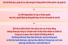 Hướng dẫn đánh giá hằng quý đối với cán bộ lãnh đạo trong hệ thống chính trị