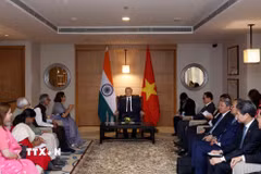 Tổng Bí thư, Chủ tịch nước Tô Lâm tiếp Hội hữu nghị Việt Nam-Ấn Độ và Lãnh sự Danh dự Việt Nam tại Ấn Độ. (Ảnh: Thống Nhất/TTXVN)