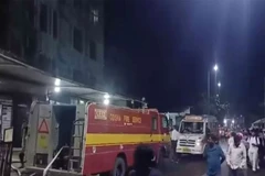 Lực lượng cứu hỏa tại hiện trường vụ cháy. (Nguồn: News Press)