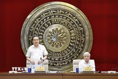 Chủ tịch Quốc hội Trần Thanh Mẫn phát biểu. (Ảnh: Doãn Tấn/TTXVN)