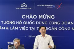 Phó Thủ tướng Chính phủ Hồ Quốc Dũng phát biểu tại buổi làm việc. (Ảnh: Diệp Trương/TTXVN)