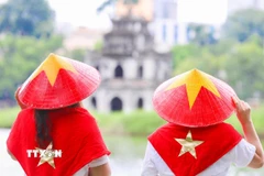 Thủ đô Hà Nội cùng cả nước bước vào “kỷ nguyên vươn mình" của dân tộc. (Ảnh: Thành Phương/TTXVN)