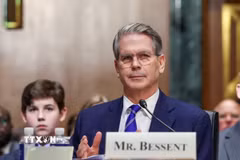 Bộ trưởng Tài chính Mỹ Scott Bessent. (Ảnh: USA Today/TTXVN)