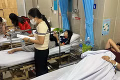 Các bệnh nhân cấp cứu tại Bệnh viện Quận 11. (Ảnh: Bệnh viên cung cấp)