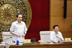 Chủ tịch Quốc hội Trần Thanh Mẫn phát biểu. (Ảnh: Doãn Tấn/TTXVN)