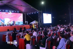 Quang cảnh chương trình Giao lưu hữu nghị Việt Nam-Hoa Kỳ tại thành phố Đà Nẵng. (Ảnh: Trần Lê Lâm/TTXVN)