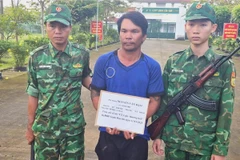 Đối tượng Nguyễn Văn Đậm bị Đồn Biên phòng Gành Hào bắt giữ. (Nguồn: Báo Biên phòng)