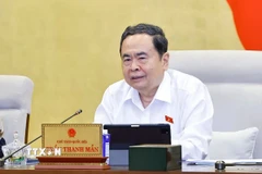 Chủ tịch Quốc hội Trần Thanh Mẫn phát biểu. (Ảnh: Doãn Tấn/TTXVN)